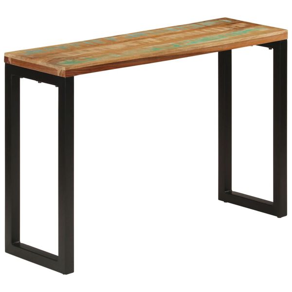 vidaXL Table console 110x35x75 cm bois massif de récupération