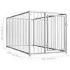 vidaXL Chenil d'ext&eacute;rieur pour chiens 100 x 200 x 100 cm