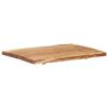 vidaXL Dessus de table Bois d'acacia massif 80x(50-60)x3,8 cm