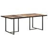 vidaXL Table de salle &agrave; manger 200 cm Bois de r&eacute;cup&eacute;ration massif
