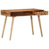 vidaXL Bureau 110x50x76 cm Bois d'acacia massif