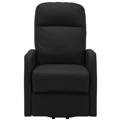 vidaXL Fauteuil Noir Similicuir