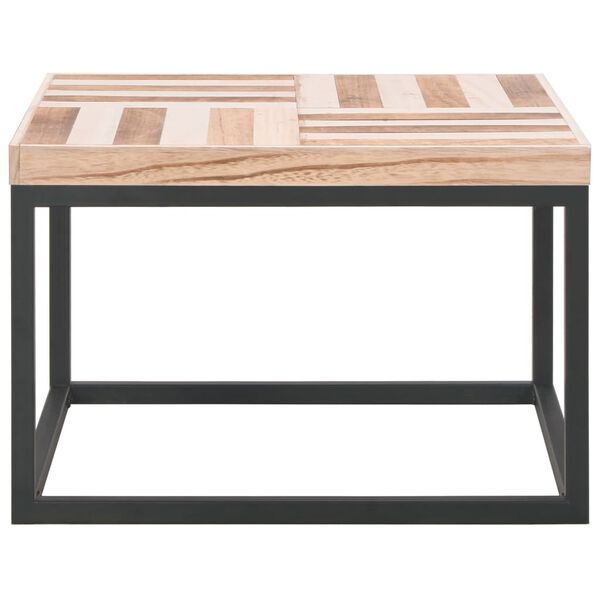 vidaXL Table basse 50x50x33,5 cm Bois massif