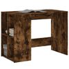 vidaXL Bureau ch&ecirc;ne fum&eacute; 102x50x75 cm bois d'ing&eacute;nierie