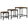 vidaXL Tables basses gigognes 3 pcs chêne fumé bois d'ingénierie