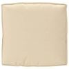 vidaXL Coussin Beige 80 x 80 x 12 cm Tissu Oxford