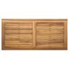 vidaXL table Marron 95 x 45 x 40 cm Bois de teck massif