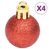 vidaXL Ensemble de boules de Noël 70 pcs Doré et rouge