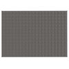 vidaXL Couverture lestée Gris 135x200 cm 10 kg Tissu