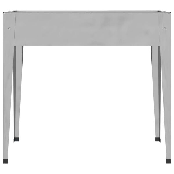 vidaXL Jardinière 100,5x40,5x90 cm Acier galvanisé