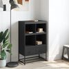 vidaXL Buffet haut noir 68x39x111,5 cm acier