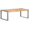vidaXL Table basse 110x60x40 cm Bois de manguier brut