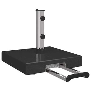 vidaXL Pied de parasol Noir 41 x 41 x 37 cm Granite