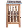 vidaXL Table de chevet 41x30x50 cm bois d'acajou massif
