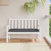 vidaXL Coussin de banc de jardin anthracite m&eacute;lang&eacute; 120x50x7 cm tissu