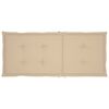 vidaXL Chaises de jardin lot de 4 avec coussins beige Bois teck solide