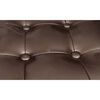 vidaXL Fauteuil avec repose-pied Marron Similicuir