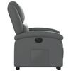 vidaXL Fauteuil inclinable &eacute;lectrique gris similicuir