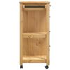 vidaXL Chariot de cuisine MONZA 84x40x88,5 cm bois massif de pin