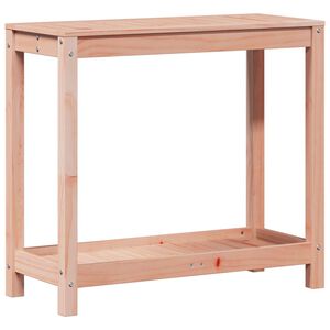 vidaXL Table de rempotage et étagère 82,5x35x75cm bois massif douglas