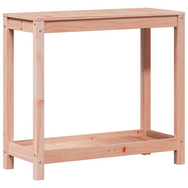 vidaXL Table de rempotage et étagère 82,5x35x75cm bois massif douglas