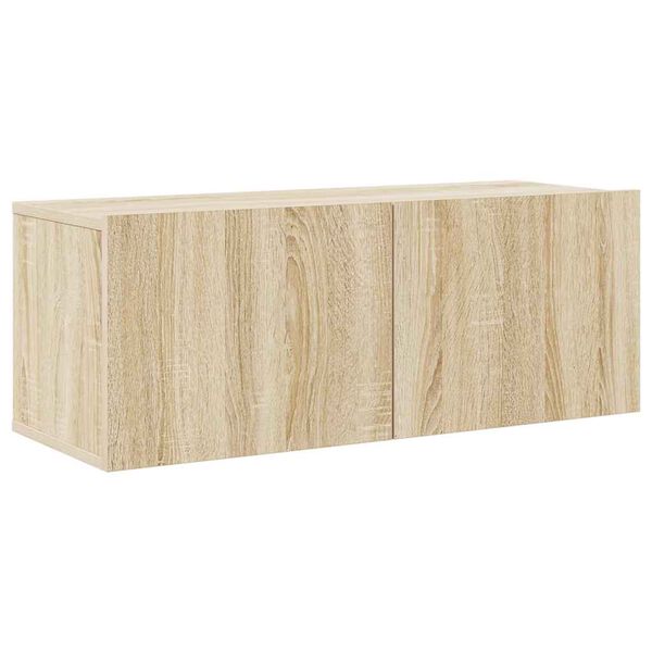 vidaXL Ensemble de meuble TV 6 pcs Ch&ecirc;ne sonoma Bois d'ing&eacute;nierie