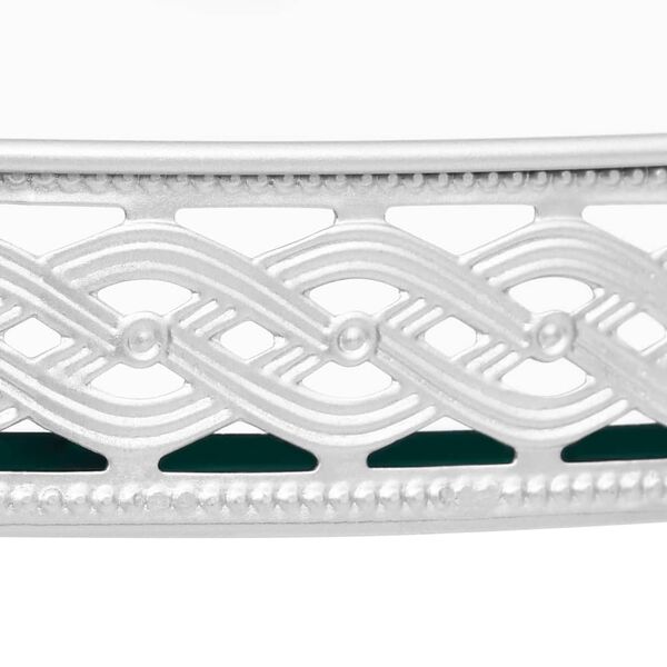 vidaXL Table d'appoint Argenté 40x40x41 cm Verre