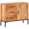 vidaXL Buffet 88x30x73 cm Bois d'acacia massif