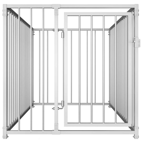 vidaXL Chenil d'ext&eacute;rieur pour chiens 100 x 200 x 100 cm