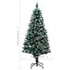 vidaXL Arbre de No&euml;l artificiel avec LED/boules pommes de pin 150cm
