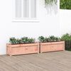 vidaXL Jardini&egrave;res 2 pcs cm bois massif douglas