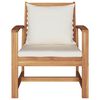 vidaXL Chaises de jardin 2 pcs Naturel 60 x 65 x 76.5 cm