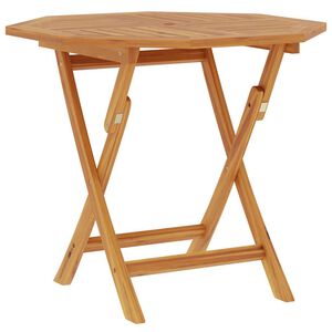 vidaXL Table pliable de jardin 85x85x76 cm Bois de teck solide