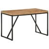 vidaXL Table &agrave; manger 120x60x76 cm Bois massif d'acacia et de manguier