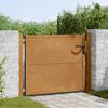 vidaXL Portail de jardin 100x100 cm en acier Corten