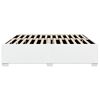 vidaXL Cadre de lit sans matelas blanc king similicuir