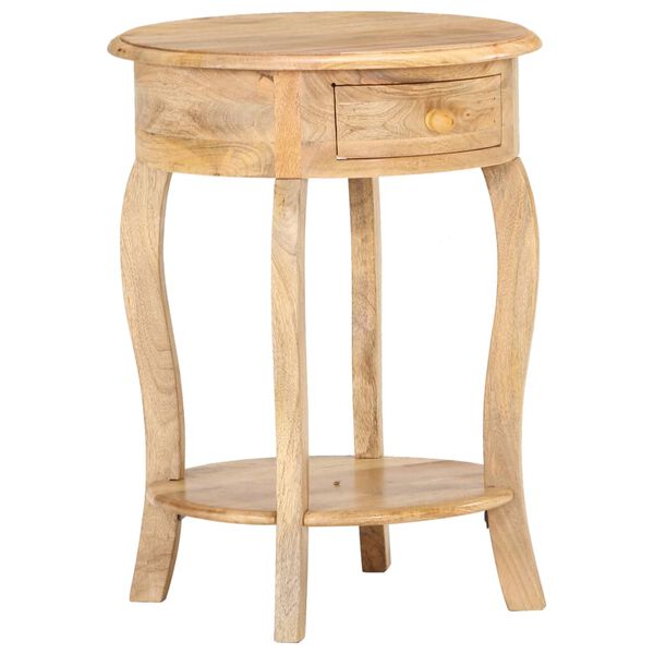 vidaXL Table d'appoint 37x37x61 cm Bois de manguier massif
