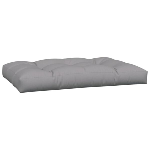 vidaXL Coussins de palette lot de 3 gris tissu
