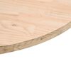 vidaXL Dessus de table &Oslash;50x2,5 cm Bois de pin massif