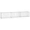 vidaXL Mur en gabion avec couvercles Acier galvanis&eacute; 300 x 50 x 50 cm