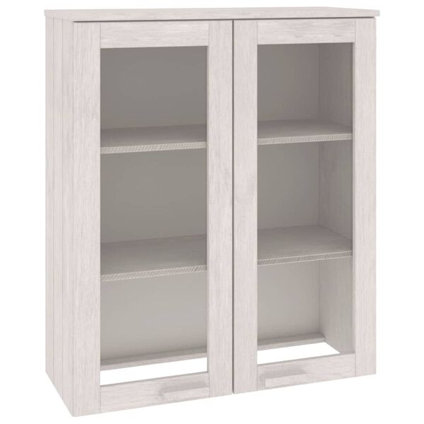 vidaXL Dessus de buffet HAMAR Blanc 85x35x100 cm Bois de pin massif