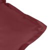 vidaXL Coussins de banc de jardin lot de 2 rouge bordeaux m&eacute;lang&eacute;