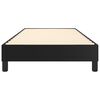 vidaXL Sommier à ressorts de lit noir 100x203 cm similicuir