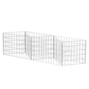 vidaXL Panier de gabion Acier galvanis&eacute; 120x30x50 cm