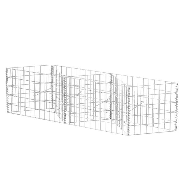 vidaXL Panier de gabion Acier galvanis&eacute; 120x30x50 cm
