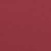 vidaXL Coussins de banc de jardin lot de 2 rouge bordeaux tissu Oxford