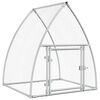 vidaXL Cage pour poules argenté 100x105x120 cm acier galvanisé
