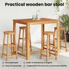 vidaXL Tabourets de bar lot de 4 bois d'acacia solide