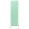 vidaXL Garde-robe Vert menthe 90x50x180 cm Acier