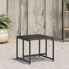 vidaXL Tabourets de jardin 4 pcs noir acier et textil&egrave;ne